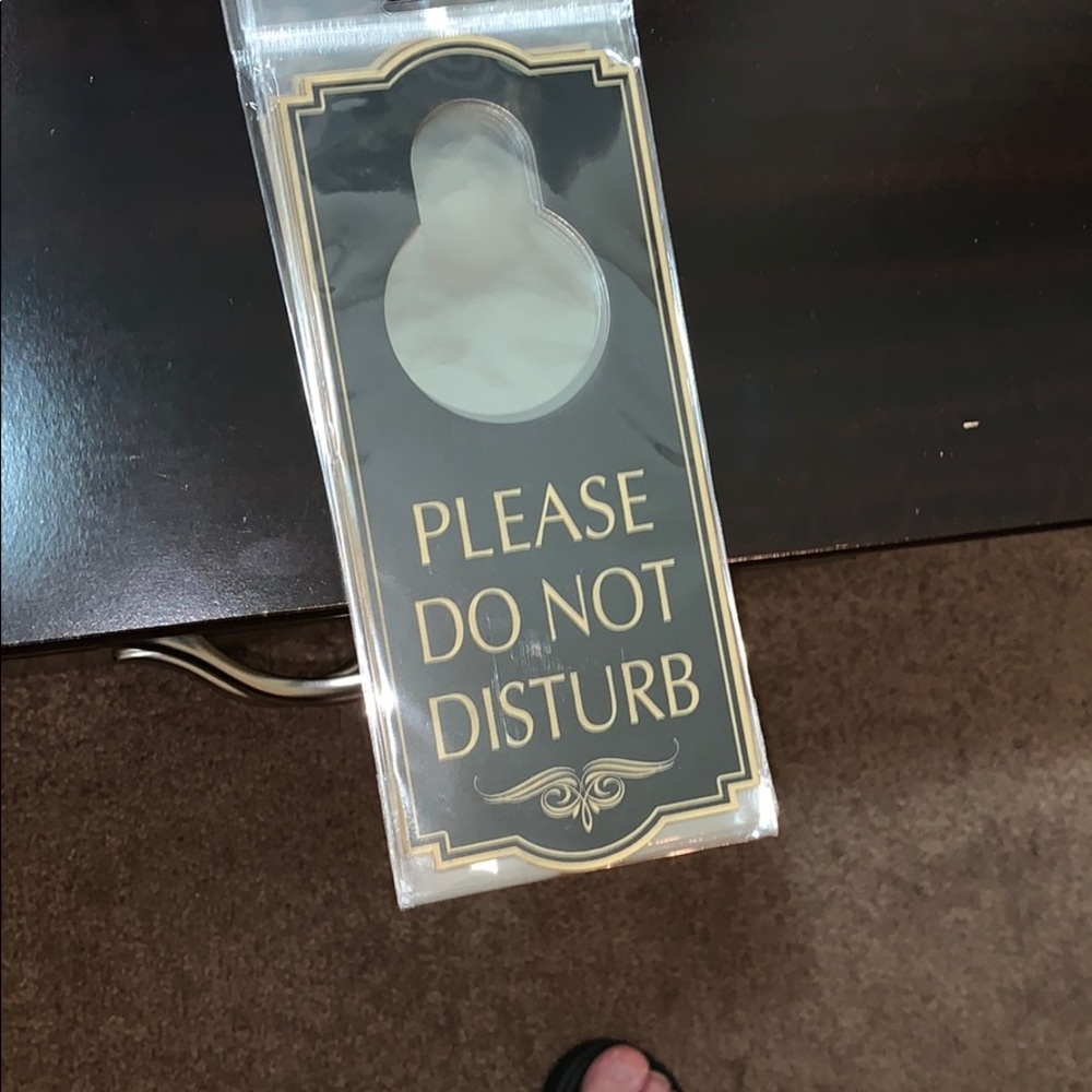 Do Not Disturb Door Hanger